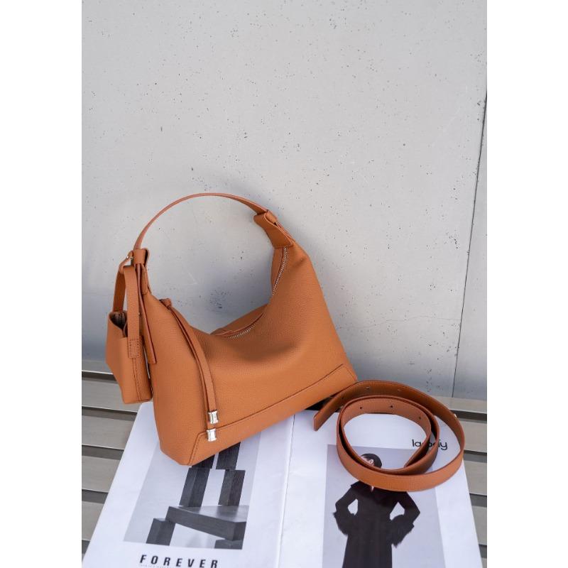 Женская сумка из коровьей кожи на одно плечо с большой вместимостью через плечо для пельменей, модная и простая сумка для покупок