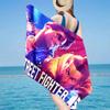 1PC Fighter game Beach Towel - Soft,  Absorbent Microfiber, Lightweight, Ideal for The Beach, Parties, Travel, Camping fan gifts