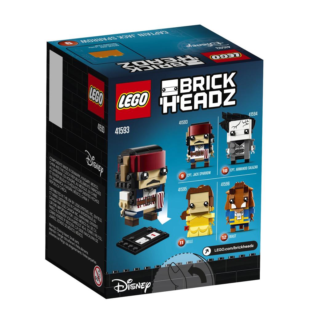 LEGO 41593 Brickheads Капитан Джек Воробей Дисней Пираты последнего пирата Карибского моря/The