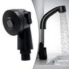 1pcs Shower Head Adjustable Black Faucet Accessories