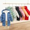 Girls' Fall Winter Coat Fashion Solid Color Children's Thickened Cotton-Padded Clothes