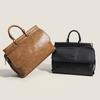 Briefcase for Women, European and American Retro Postman Bag for Work Commuting Bag High-quality Hand-held Shoulder Crossbody Bag
