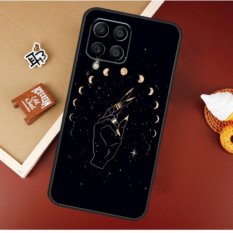 Fortune Telling Moon Stars Hands Art Case For Samsung Galaxy M21 M20 M23 M31 M11 M54 M14 M34 M13 M52 M32 M12 M16 M36 M56 M15 M55