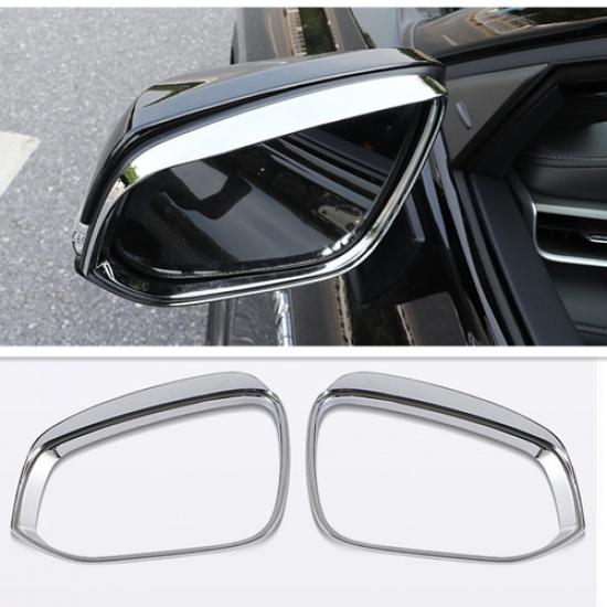 Fit For Toyota Sienna Chrome Side Mirror Rain Eyebrow Cover Trim