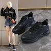 2025 Autumn New Korean Version Chic Sneakers Women's Breathable Daily Casual Shoes Dance Square Running Shoes A005
