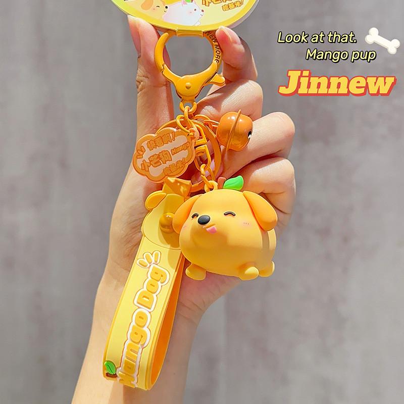 Мягкий и игривый мультяшный брелок в виде шиба-ину, забавный брелок для ключей для автомобилей и повседневного использования