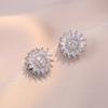 Necklace women's Japanese and Korean rotating micro inlaid zircon rotating fashion set clavicle chain necklace jewelry