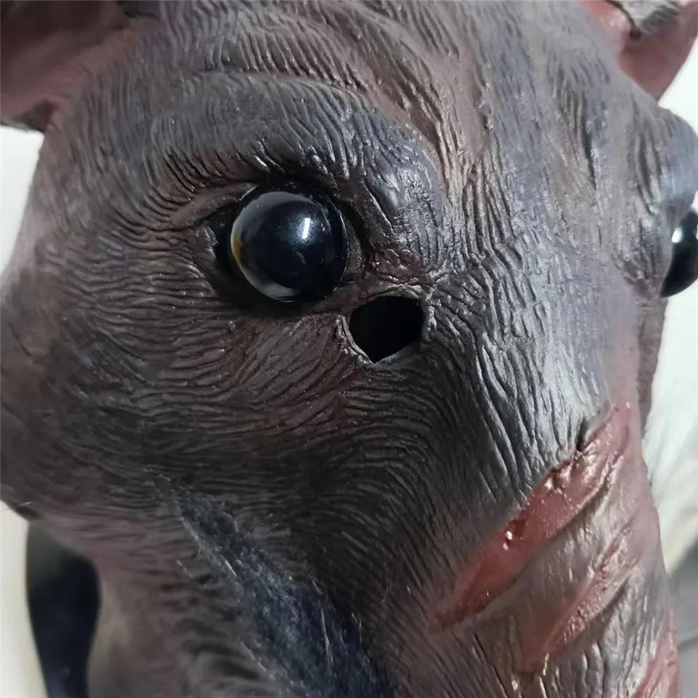 Маска животного-мыши латексная полнолицевая маска косплей забавный шлем-мышь головной убор реквизит для костюма на Хэллоуин