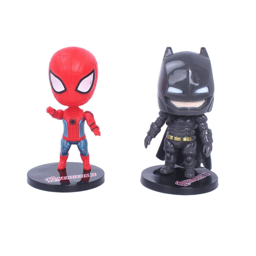 Красочные фигурки для украшения торта супергероя для вечеринок по случаю дня рождения, праздников и