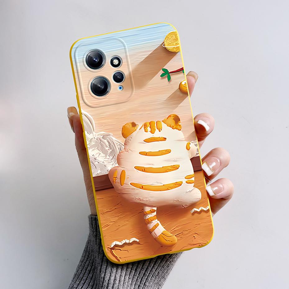 Чехол для Xiaomi Redmi Note 12 12S 4G 5G С рисунком Полная защита Мягкий силикон Стильный мультяшный чехол для Redmi Note 12 S Funda