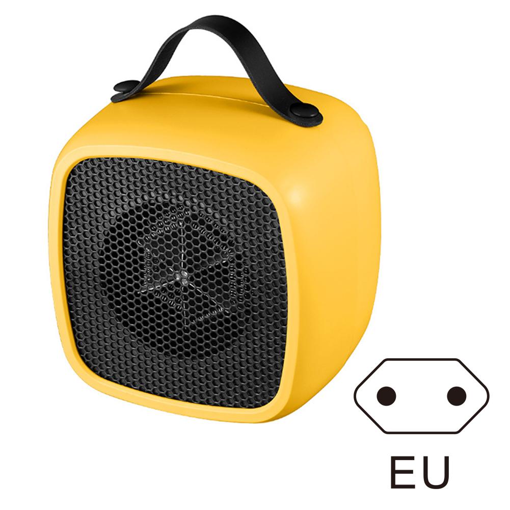 Мини-электрообогреватель 500 Вт, Маленький вентилятор-обогреватель PTC, Защита от ожогов, для Офиса, Спальни, Под стол 110 В / 220 В