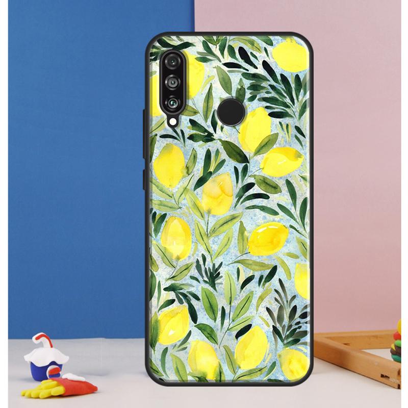 Summer Lemon and Leaf For Huawei Nova Y90 Y70 Y60 Y72 Y61 Y91 12s 12i 11i 7i 8i 9 10 SE P60 Pro P30 P40 Lite Case