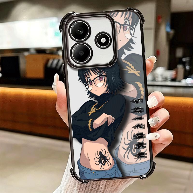 Чехол для телефона Hunter X-Hunters Shizuku с покрытием для Xiaomi Redmi Note 14 15 Pro Plus 13 12 11 11S 11T 10 9S 9 5G Противоударный с Airbag C