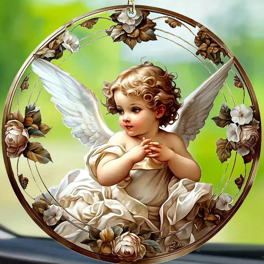 Ангел украшение для дома, праздничный садовый гриль, подвеска для вечеринки, подарок, украшение интерьера, украшение для гостиной