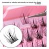 Multi Size Individual Lash Clusters Soft PBT Material Lash Cluster Kit  For Beginner