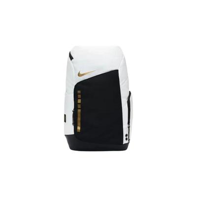 Nike Рюкзак Hoops Elite большой вместимости с логотипом, полиэстер, унисекс, черно-белый-DX9786-100