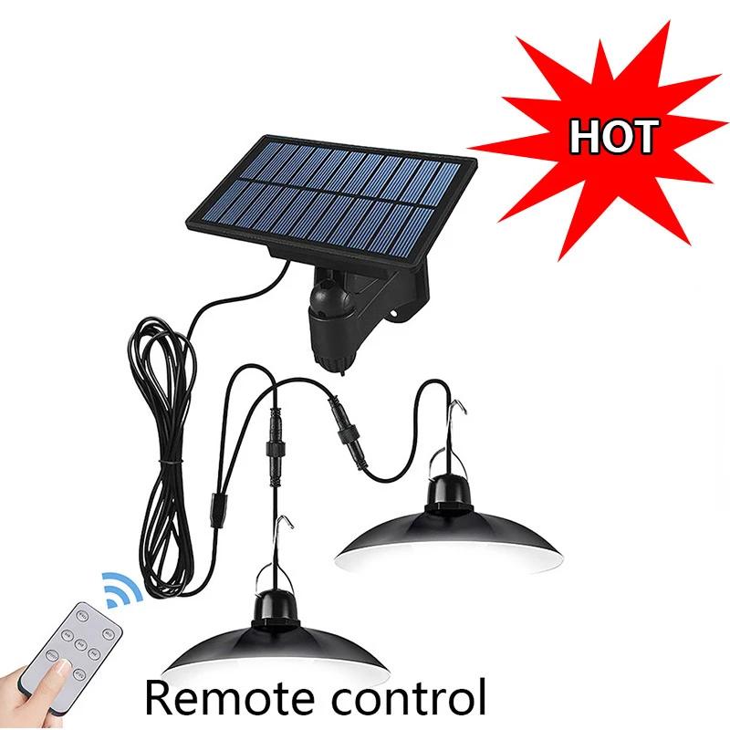 Solar Household Indoor Solar Light and Outdoor Solar Pendant Light Camping Outdoor Solar Lights One Drag Two Waterproof Lights