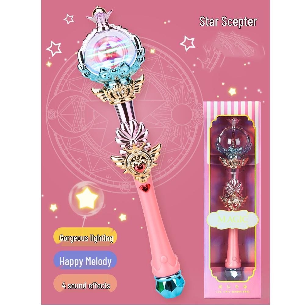 Светящаяся волшебная палочка для девочек 3-6 лет: Идеальный рождественский или подарок на день рождения для маленьких принцесс