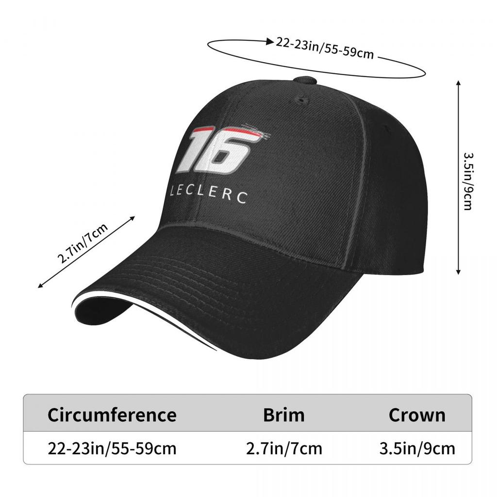 Charles Leclerc F1 Signature Graphic - Dark Cap Baseball Cap Baseball Cap Military Tactical Cap Boy Cap Women's
