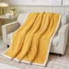 Extra Soft Coral Fleece Fabric Summer Blanket Pineapple Shape Golden Turtle Velvet Machine Washable Air Conditioning Blanket
