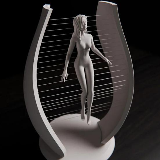 Художественная подвеска Мужчина Женщина Фигурка 3D-печать Парящий Мальчик Девочка Статуэтка Дом Офис Гостиная