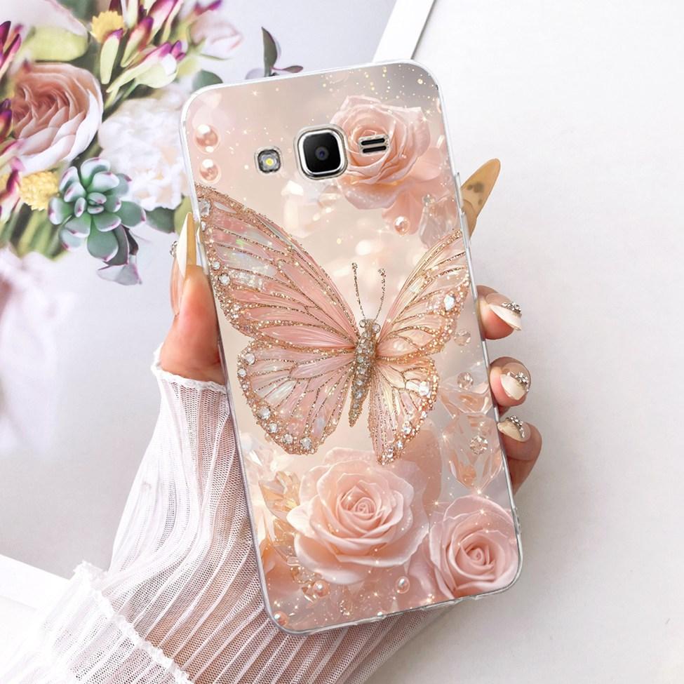 Clear For Samsung J2 Prime G532M G532G G532F Cover For Samsung Galaxy J2 Prime Case Cute Fashion Butterfly Funny Painted Casing