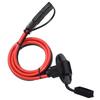 60 см Разъем SAE Боковой порт Кабель 10AWG для мотоцикла Солнечный генератор Аккумулятор