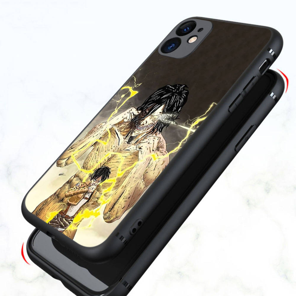 Чехол DT52 Anime Attack on Titan для Xiaomi Poco X6 X4 M5 M6 F5 F6 C65 C55 C50 C51 C40 Redmi Note 7 8 14C A3X 13C 12C 11 10A 9C Pro Black Sofe Cover