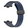 For Xiaomi Smart Band 8 Pro Silicone Watch Strap Wristband with Magnetic Folding Buckle