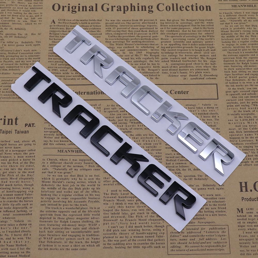 Chevrolet TRACKER ABS Car Rear Letter Logo Sticker Rear Bumper Tail Door Trunk Sticker Car Emblem sticker styling Accessories
