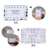 YFFSFDC Guitar String Action Gauge Kit, Metal/PVC Rulers and 2 Fretboard Guards