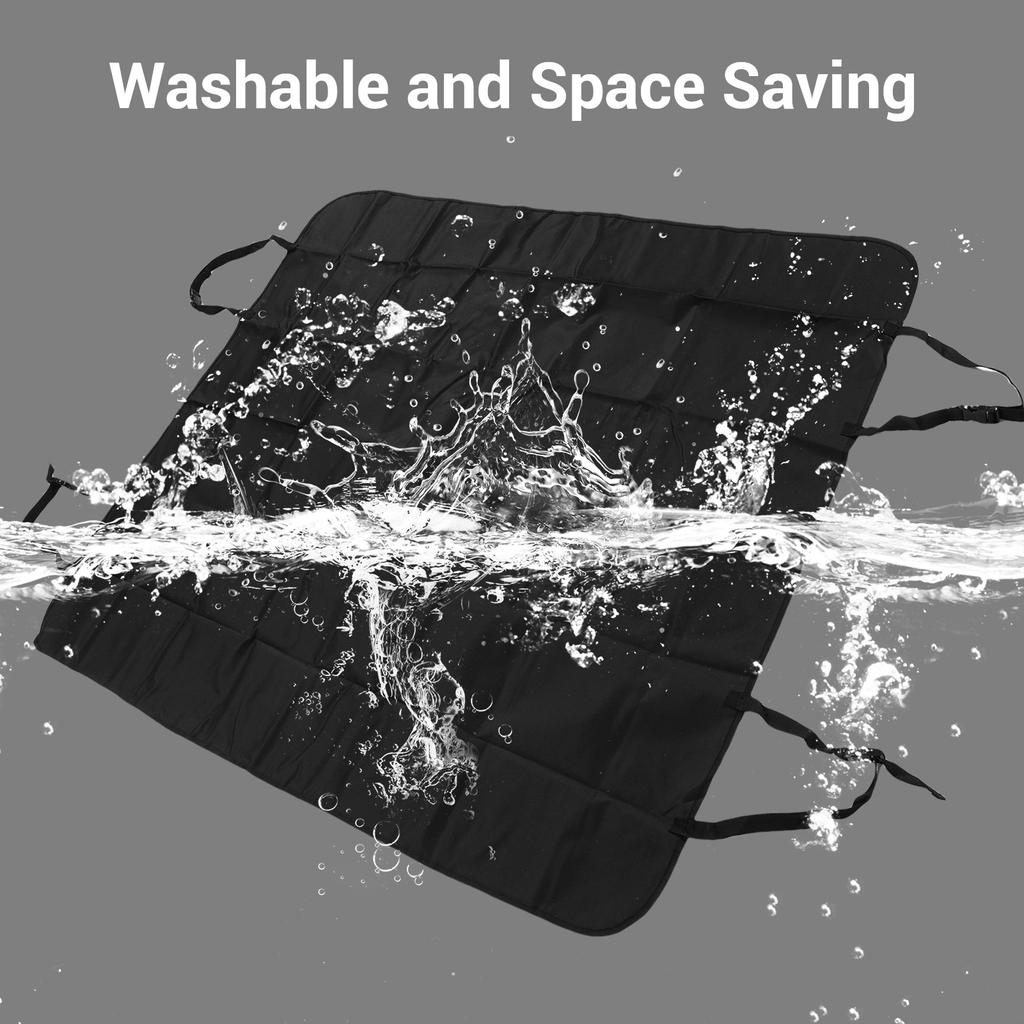 Dog Car Seat Cover for Back Seat 600D Oxford Cloth Rainproof Protective Pet Back Seat Extender Hammock for Cars Trucks SUVs