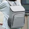 Oxford Insulated Cooler Backpack Save Space Waterproof Thermal Cooler Backpack Lightweight Reflective Strip for Outdoor Camping