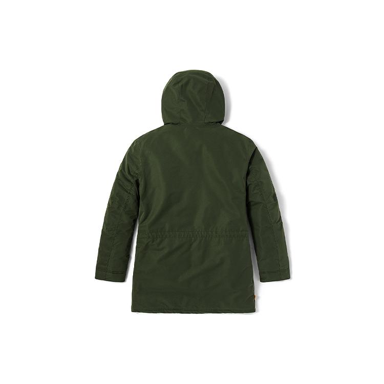 Timberland Пуховики Мужская Багажная Сумка Зеленая С Капюшоном Утепленная (унисекс) Пуховики A4392 U31