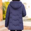 Winter Down Coat for Women Vintage Plus Size Outerwears Hooded Elegant Thick Warm Down Jacket Woman Parkas