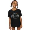 Футболка Pink Floyd Girls Dark Side of The Moon с круглым логотипом, 9-11 лет, черная