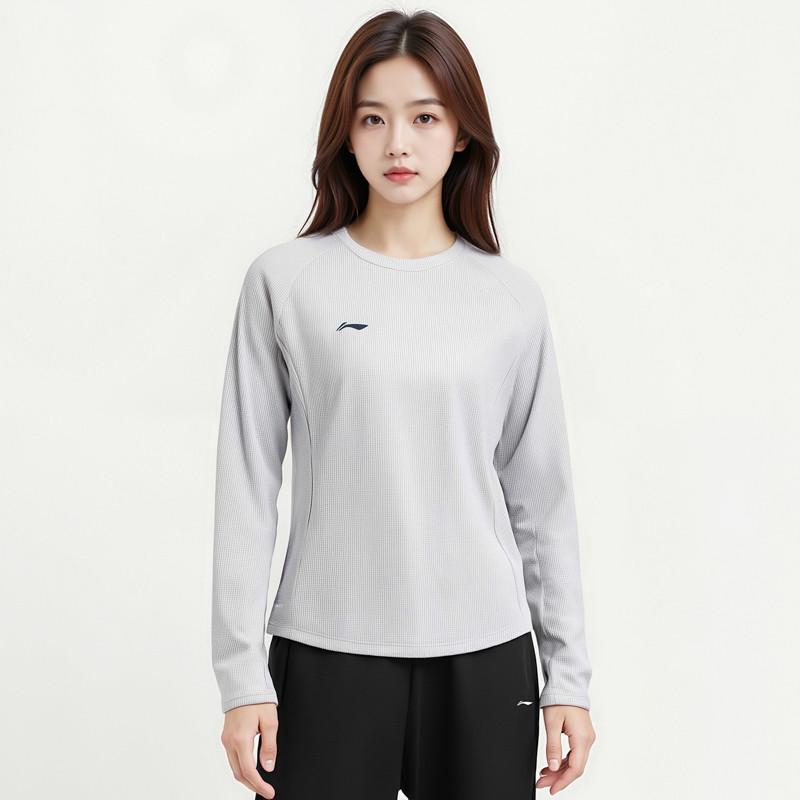 Li Ning Женская футболка с длинным рукавом ATLV396-2