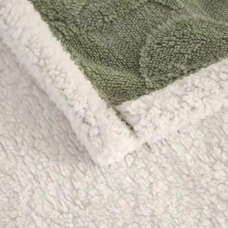 King Queen Size Flannel Fleece Throw Blankets for Beds Adult Kids Pets Super Soft Cozy Lightweight Thick Blanket for All Seasons