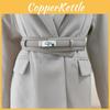 Simple Wide Leather Belt For Women Adjustment For Dress And Coat Gift Styling