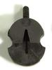 Mute Tourte Style Weak Instrument for Performance 1 Hole Black Violin/Viola