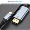 HdoorLink Usb C To Displayport Cable 8K Type C To DP 1.4 Cable 8K 60Hz Thunderbolt 3/4 Adapter for Macbook Pro Iphone15 Huawei