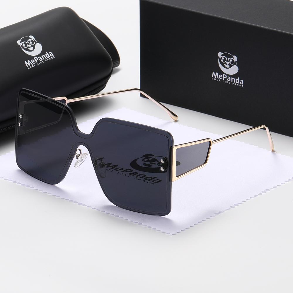 Цельные персонализированные модные солнцезащитные очки унисекс MePanda с защитой от ультрафиолета, UV400.