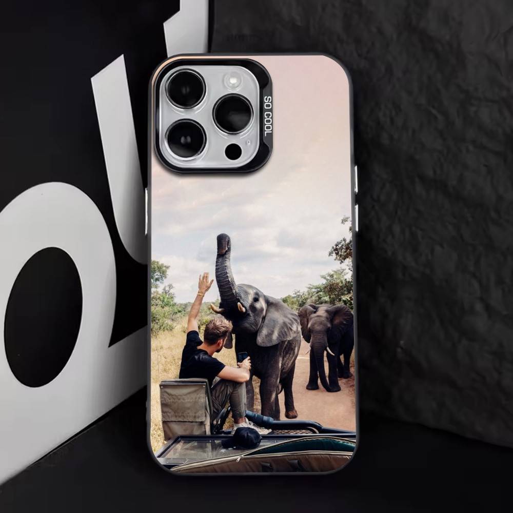 Sam Kolder Чехол для телефона для iPhone 17,16,15,14,13,12,11 Plus,Pro Max,XS,Красочный Серебристо-Черный Чехол