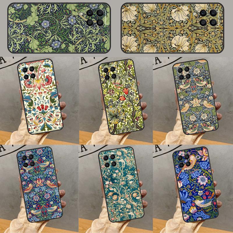 William Morris For Samsung Galaxy M53 M33 M32 M16 M06 M12 M55 M15 M35 M14 M34 M54 M11 M21 M31 M13 M52 Case