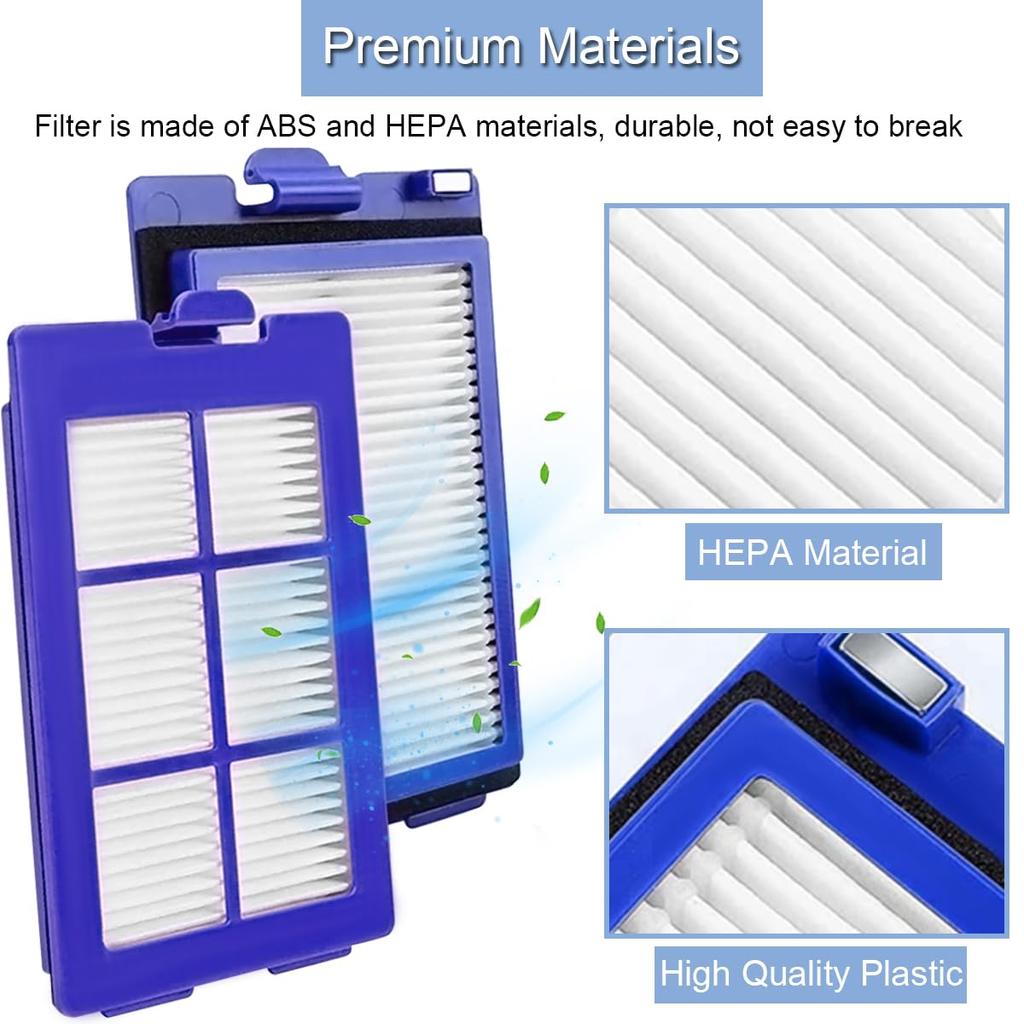 Запасные части для робота-пылесоса EATBALE, аксессуары для Eufy RoboVac X8 Hybrid 6 x Side 6 x HEPA 1 x Cleaning 1 x Washable and Multiuse Series,