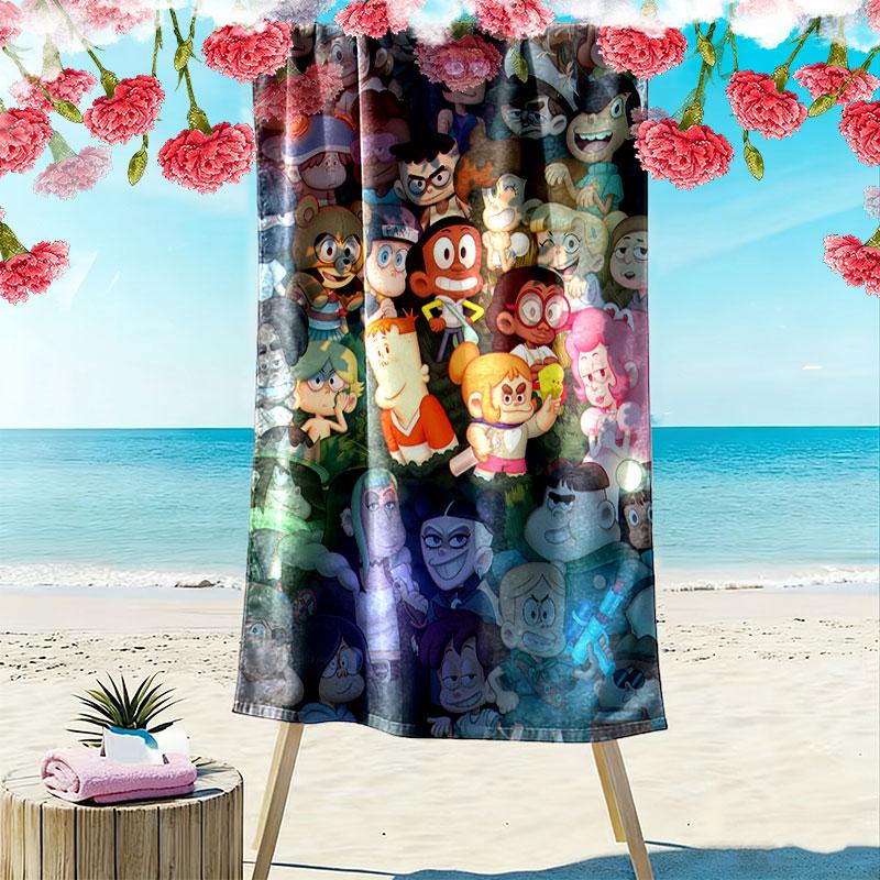 Craig Wild Print Beach Towel, Large Soft Quick Dry Towel for Beach Camping Swimming