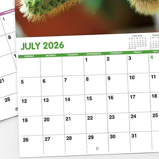 Funny 2026 Wall Calendar Jan. 2026 - Dec. 2026 12 Monthly Planner White Elephant Gag Gifts for Home Office Decoration