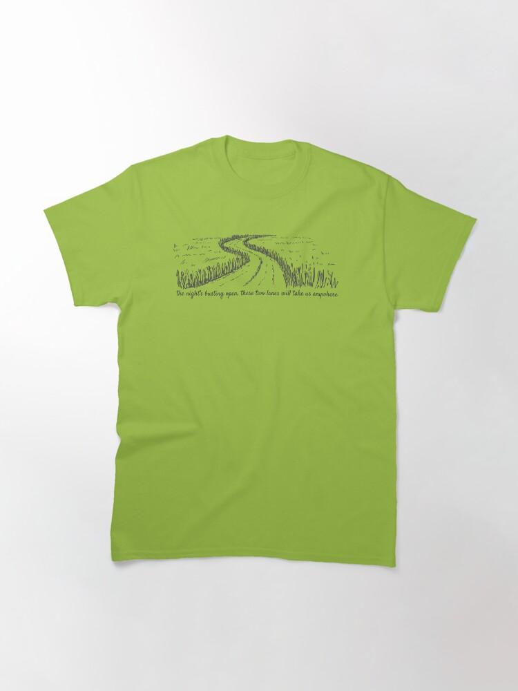 Mumford & Sons Bruce Springsteen - Thunder Road Lyrics Classic T-Shirt