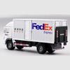 New 1:60 Car Metal Alloy Diecast Commerical Vehicle Express FedEx Van Diecasts Cargo Truck Model Toy F Children Collection Gifts