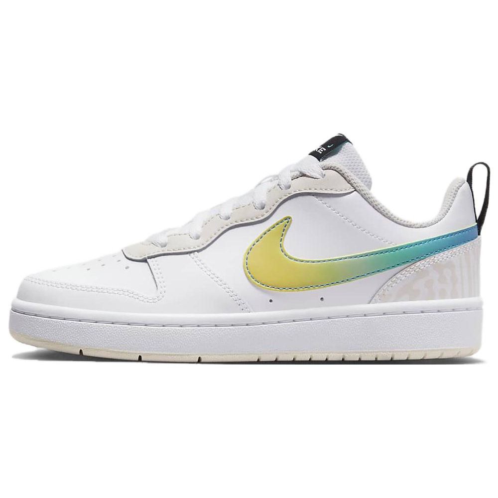 Nike Court Borough Low 2 SE GS Unlock Your Space Kids Sneakers White Multi-Color Phantom FJ7692-191